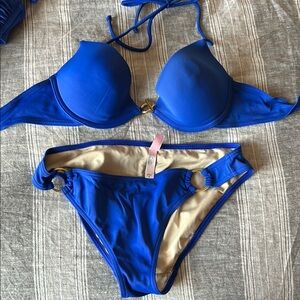 Blue Women's Bikini Set